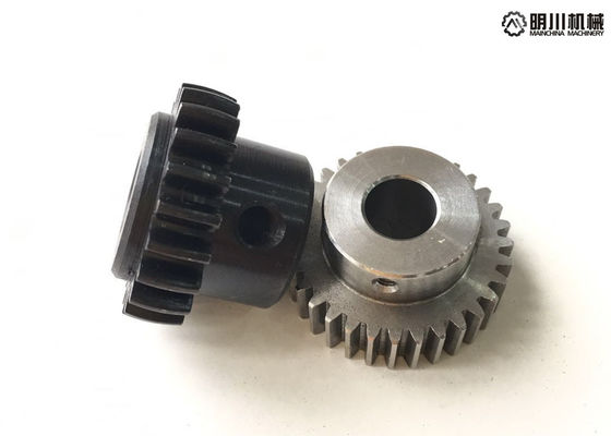 DIN/ANSI Standard Steel Bevel Gears , Spiral Bevel Gear Hardened Teeth